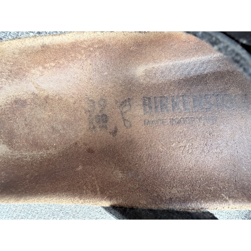 Birkenstock Mayari Black Birko-Flor Sandals EU 39 US Women 8 8.5 Comfort - Picture 3 of 14